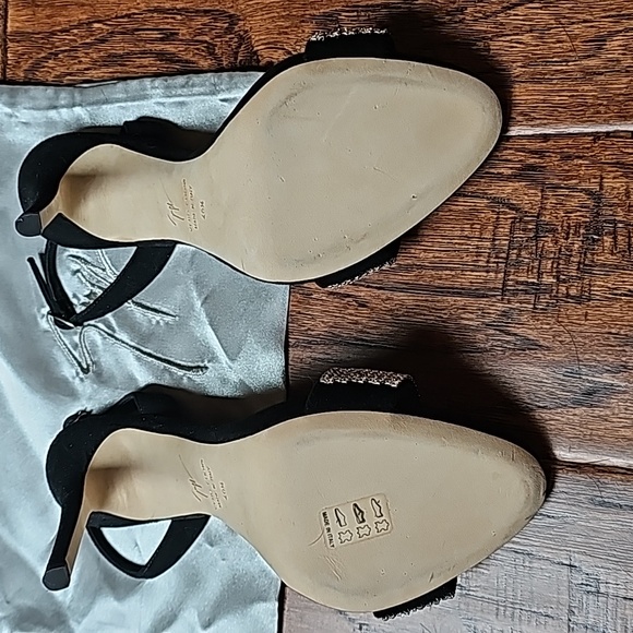 Giuseppe Zanotti crystal embellished slingback sandals 40.5 - Picture 3 of 3